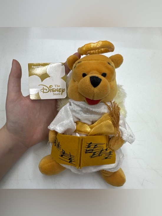 Disney Other - NEW Disney Store Choir Angel Pooh Mini Bean Bag Plush Winnie The Pooh w/ Tag 8"